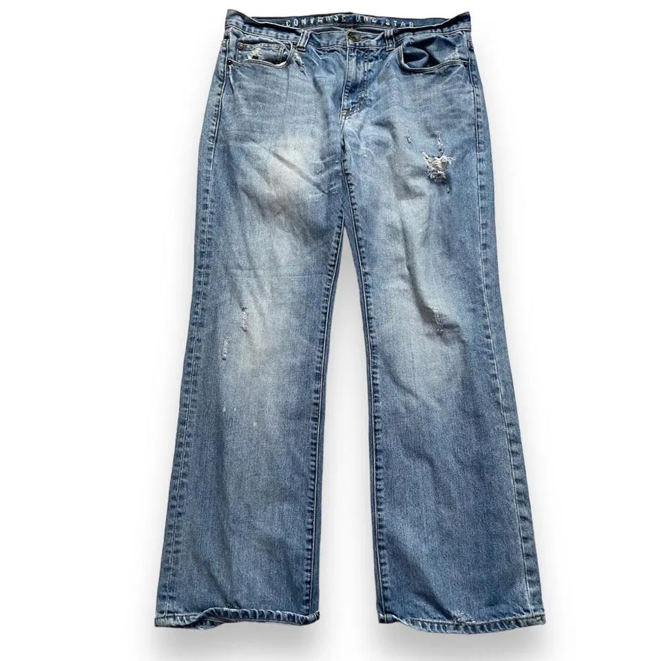 Converse Men's Blue and White Jeans