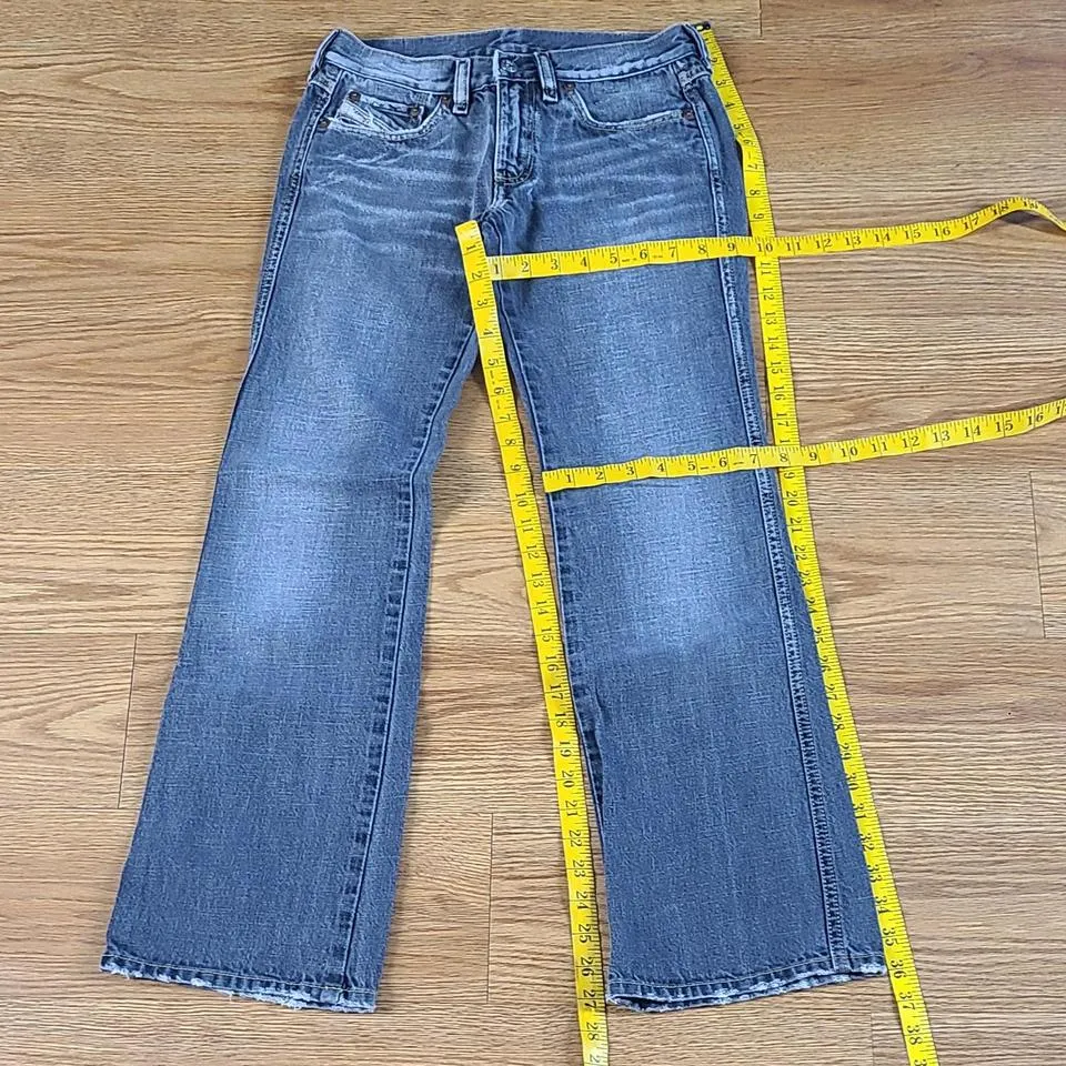 Diesel Men's Silver and Grey Jeans