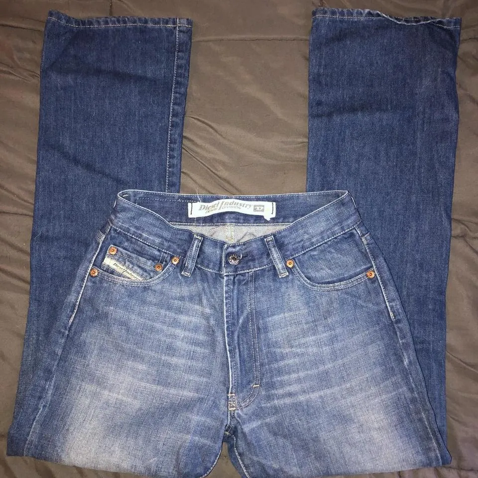 Diesel Men's Blue and Navy Jeans