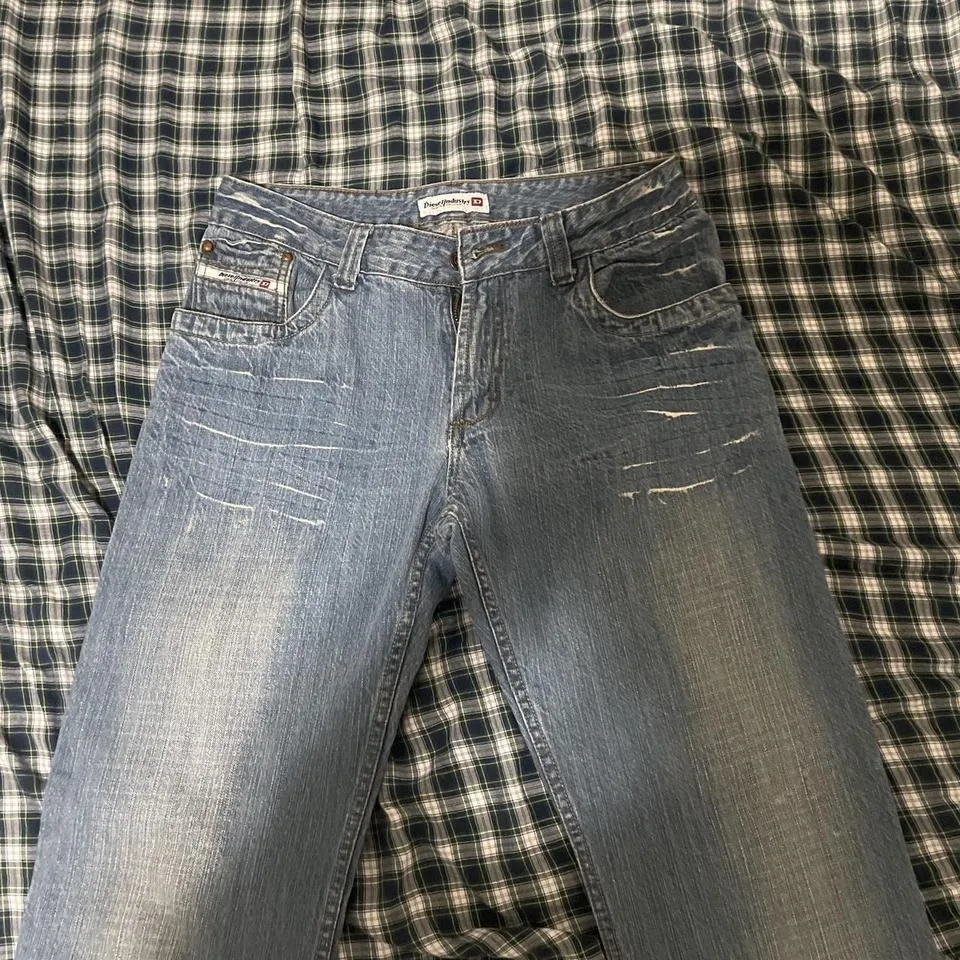 Diesel Men's Blue and Navy Jeans