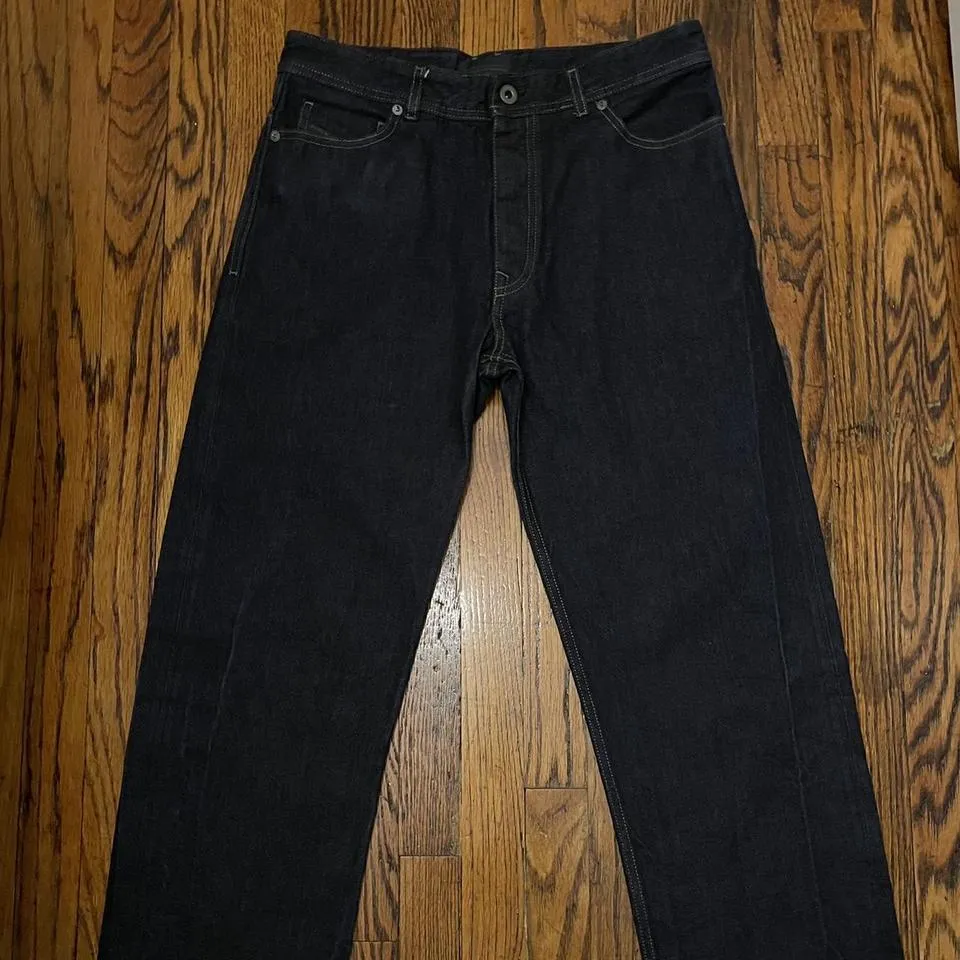 Diesel Men's Navy and Blue Jeans