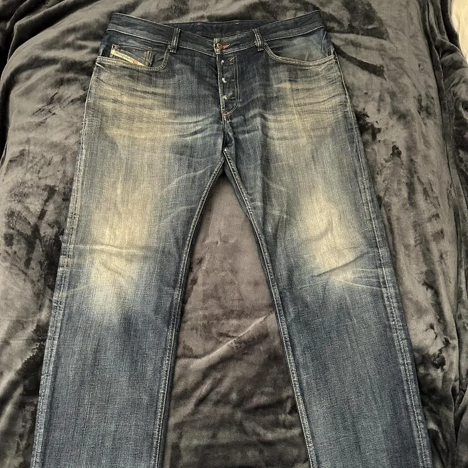 Diesel Men's Navy Jeans