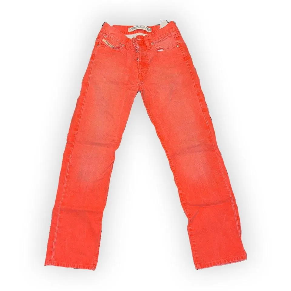 Diesel Men's Orange Jeans