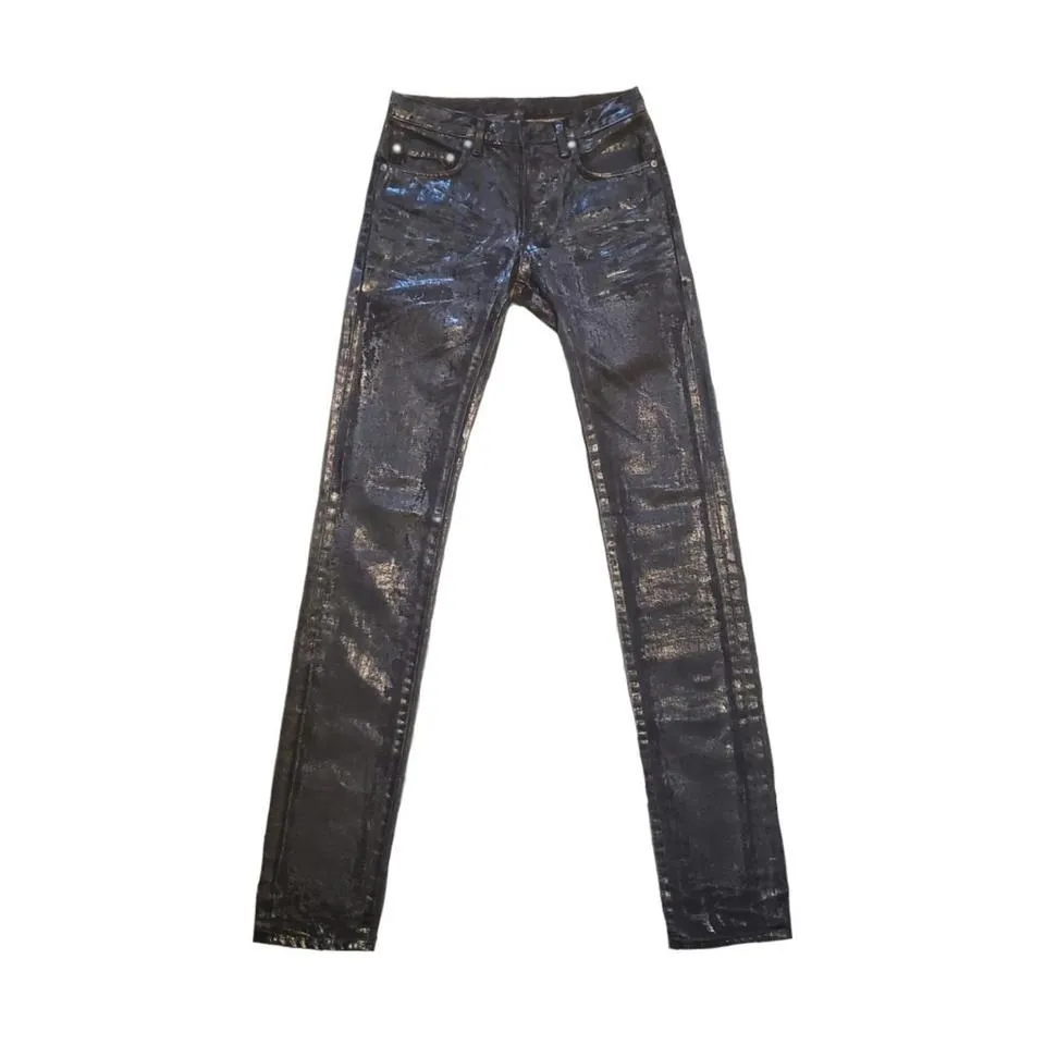 Dior Men's Black and Grey Jeans