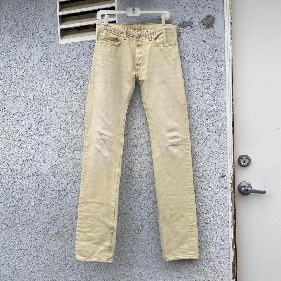 Dior Men's Cream Jeans