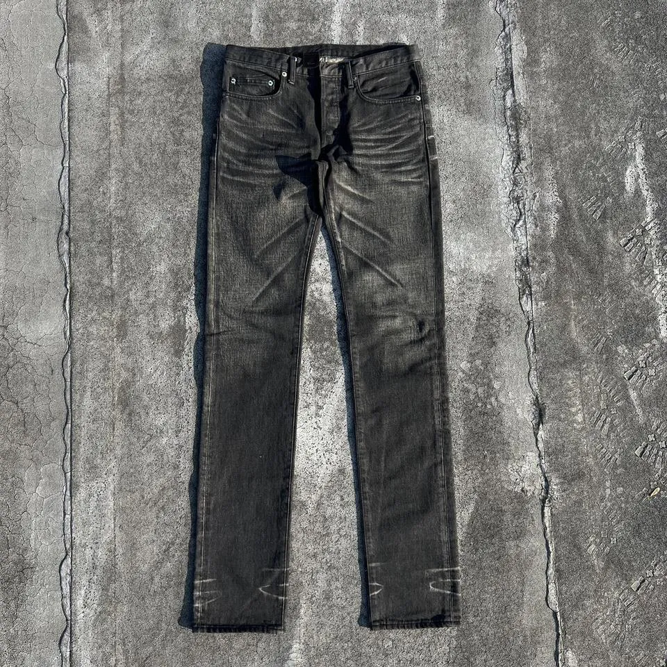 Dior Men's Black and Grey Jeans