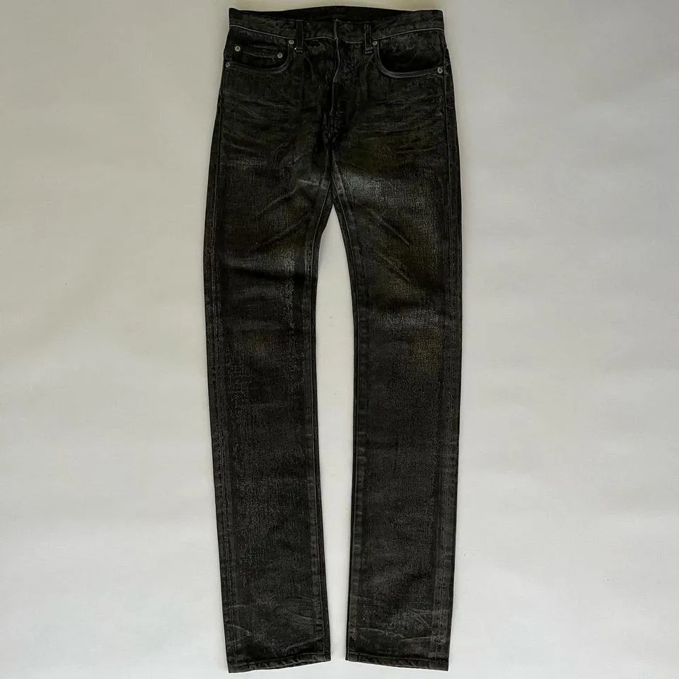 Dior Men's Black and Grey Jeans