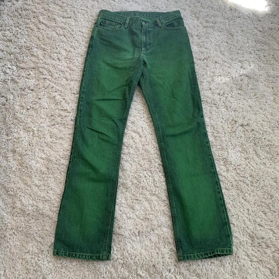DKNY Men's Green Jeans