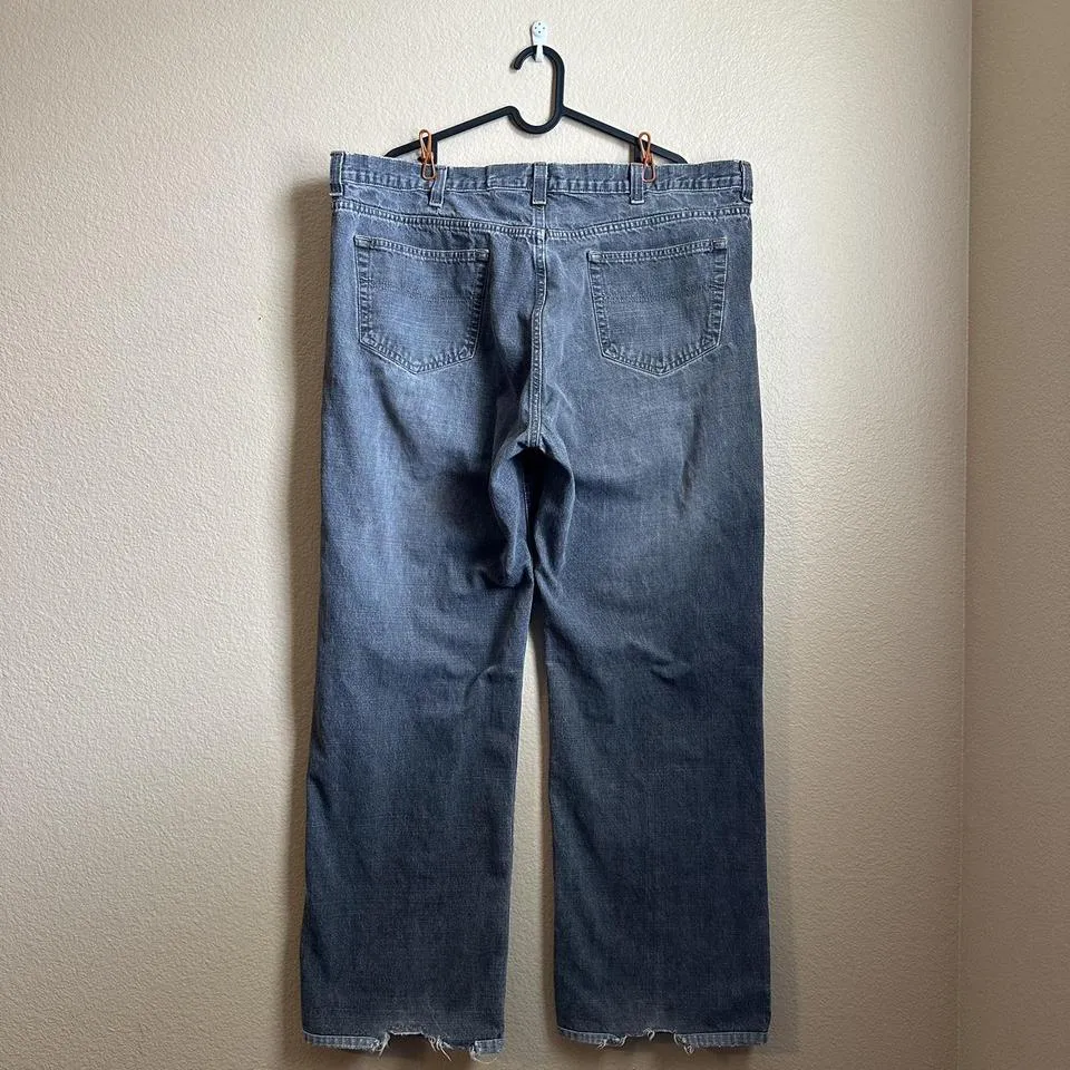 DKNY Men's Black and Grey Jeans