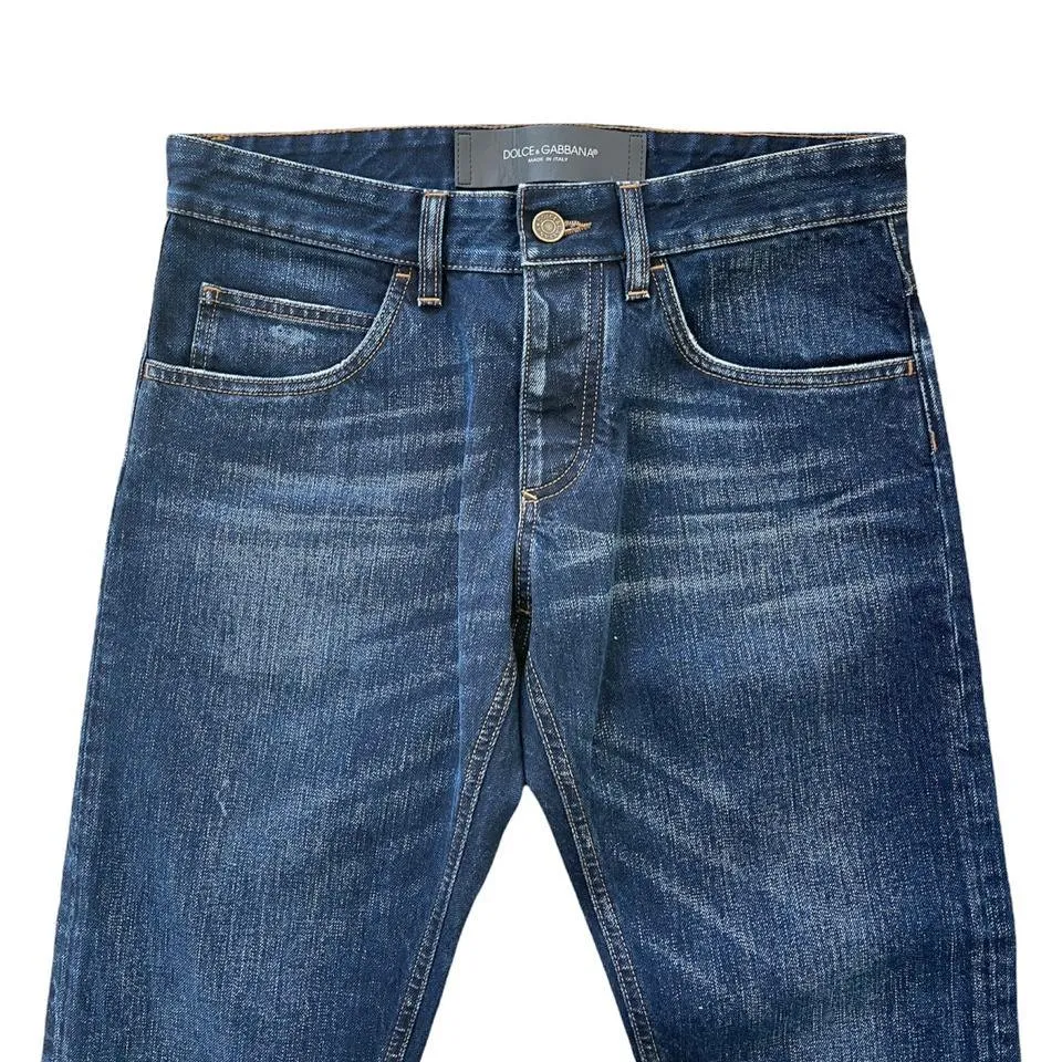 Dolce & Gabbana Men's Navy Jeans