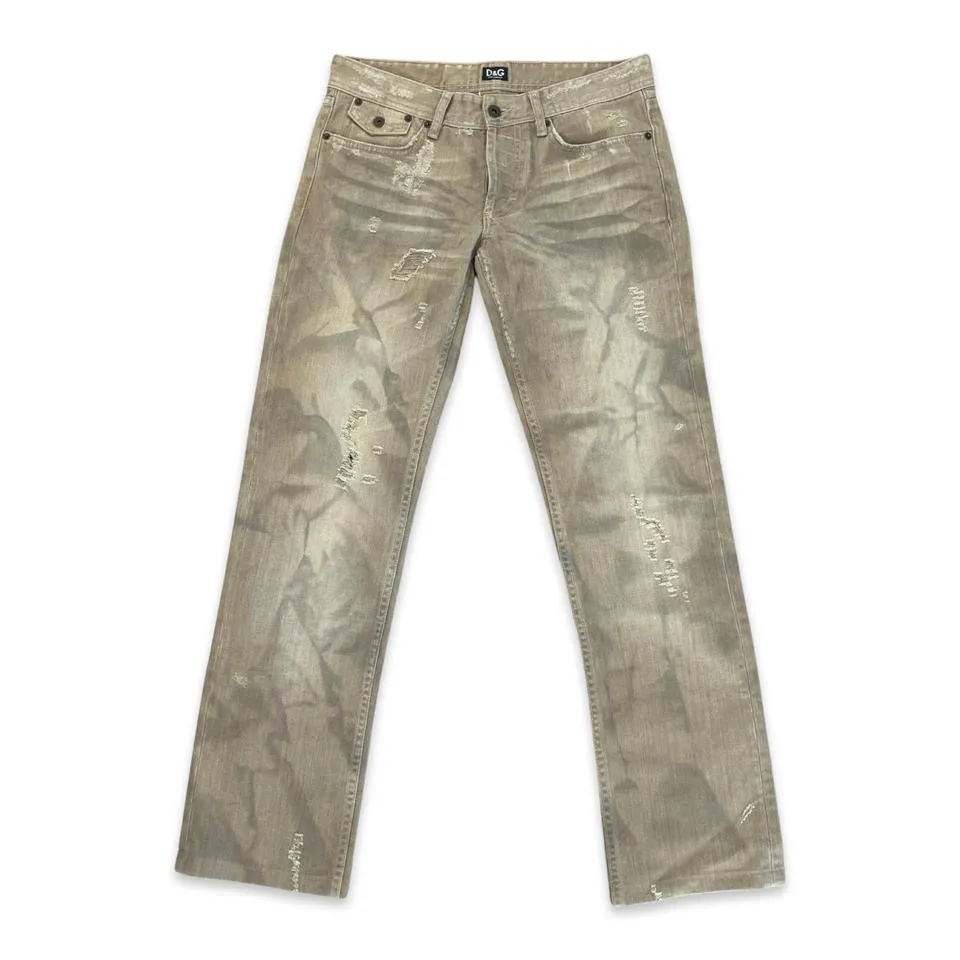 Dolce & Gabbana Men's Tan and Brown Jeans