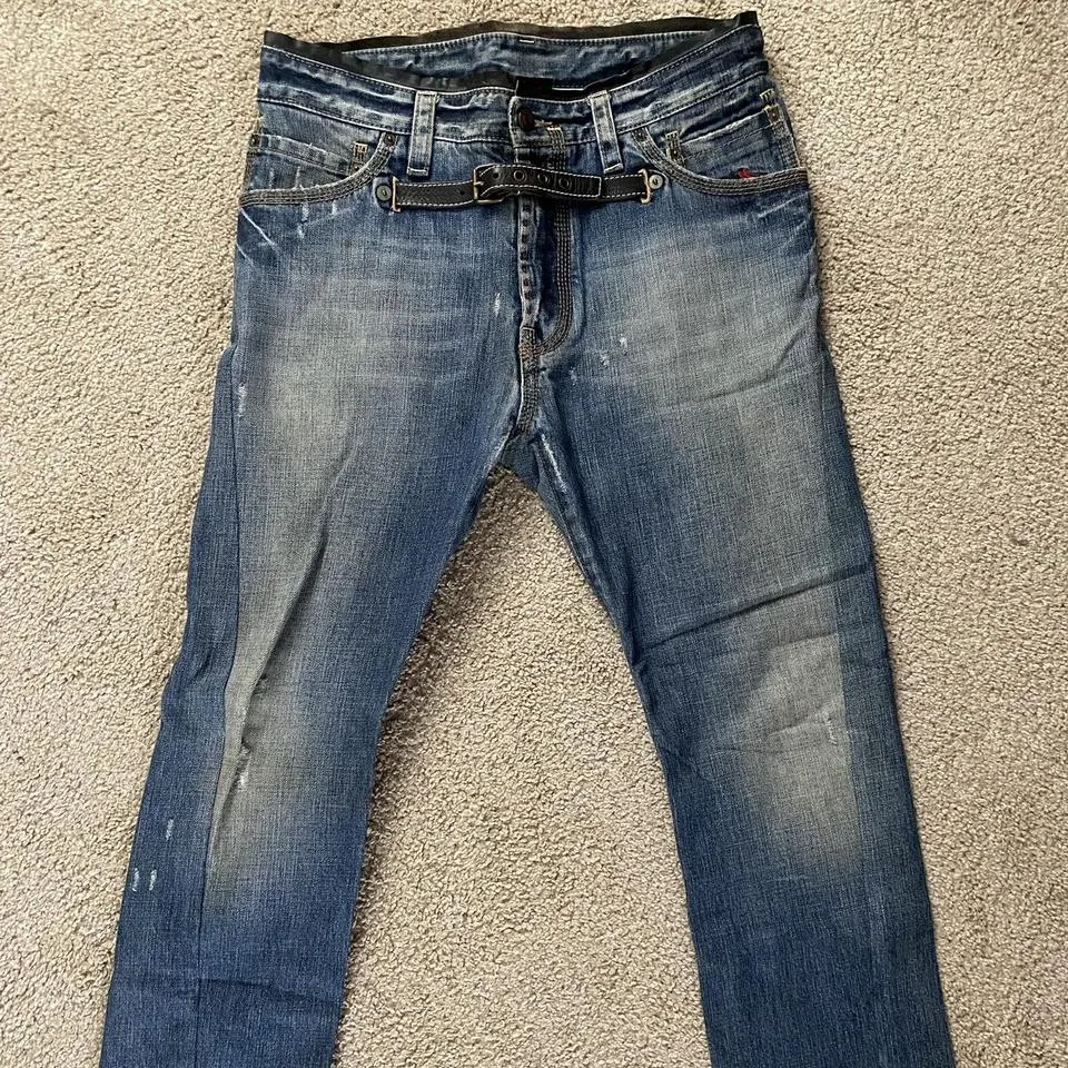 Dsquared2 Men's Blue and Navy Jeans