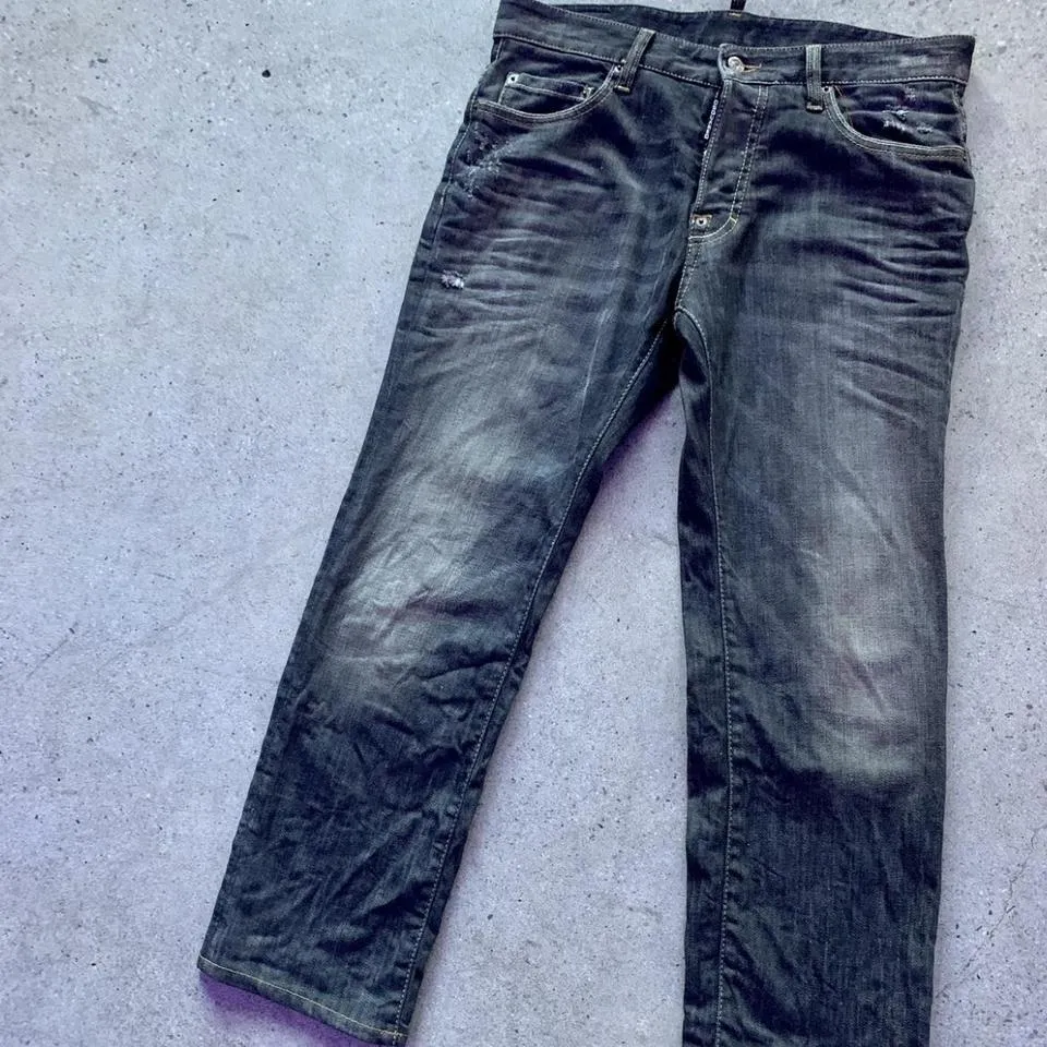 Dsquared2 Men's Black and Grey Jeans