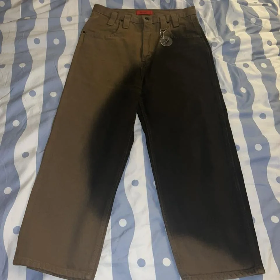 Eckhaus Latta Men's Brown and Black Jeans