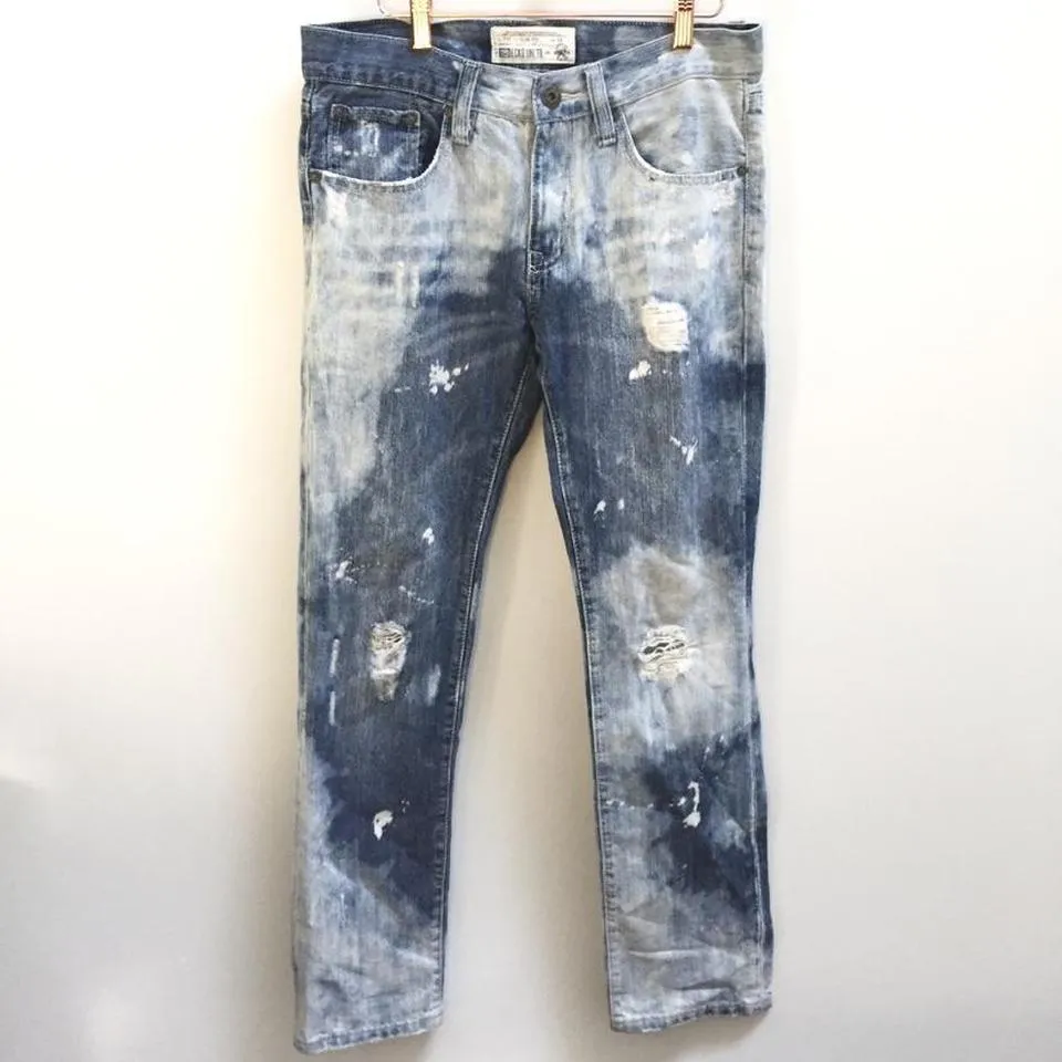 Ecko Unltd. Men's Blue and White Jeans