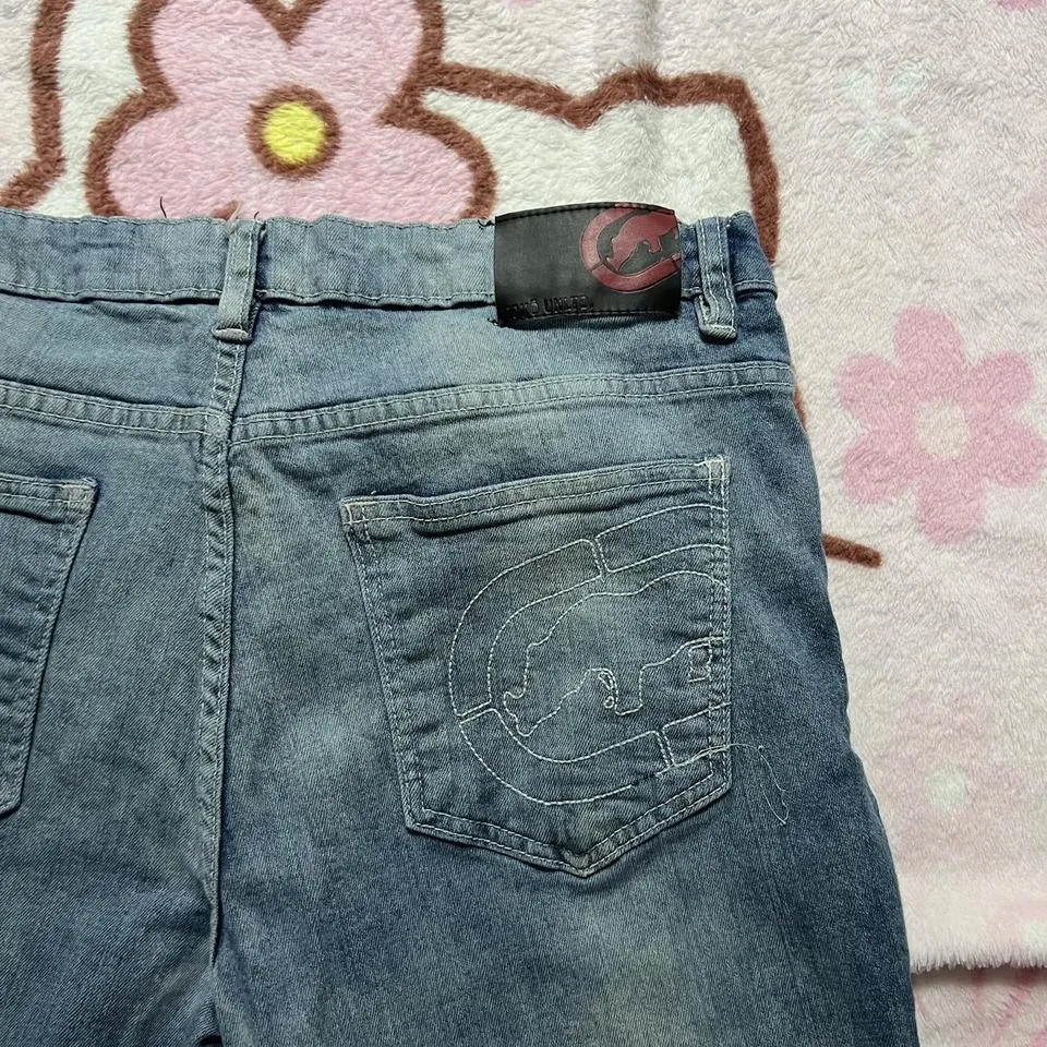 Ecko Unltd. Men's Blue and White Jeans