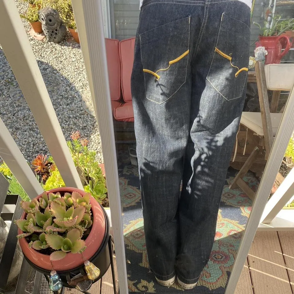 Ecko Unltd. Men's Blue and Navy Jeans