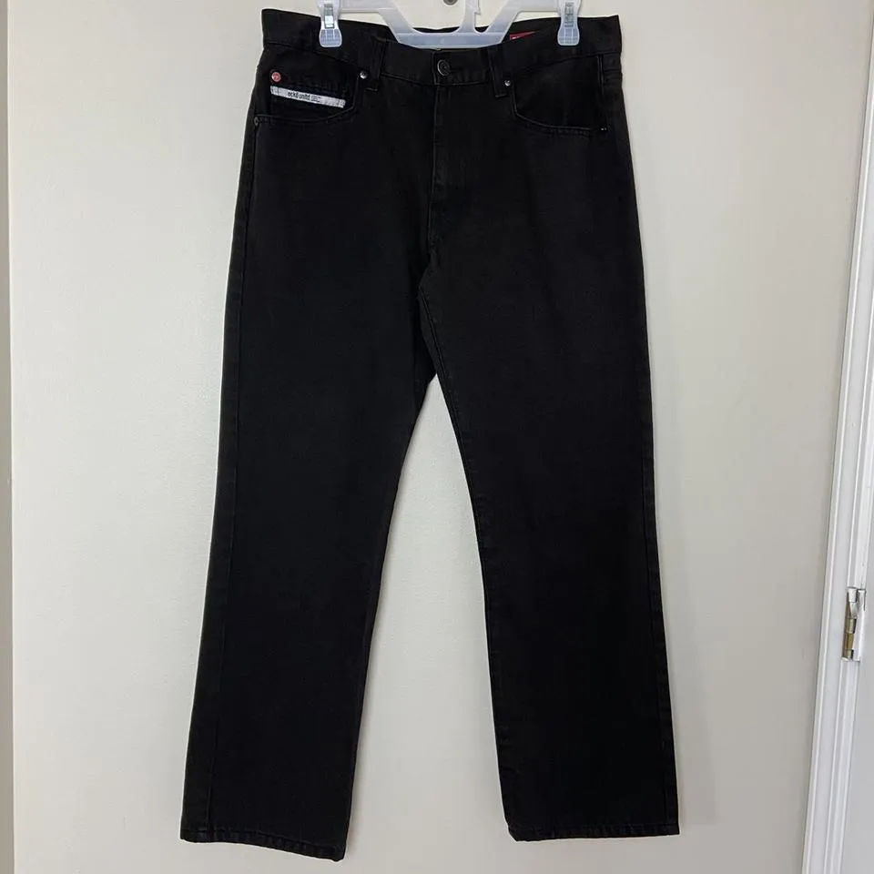 Ecko Unltd. Men's Black and Red Jeans