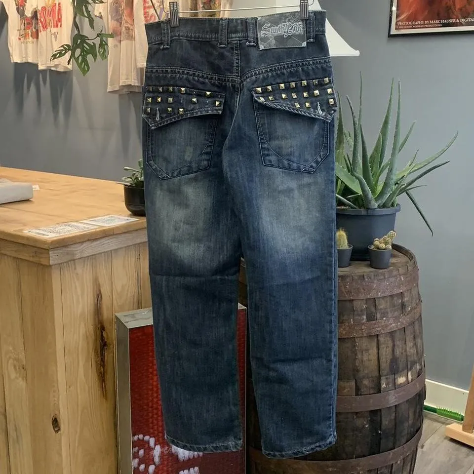 Ecko Unltd. Men's Blue and Navy Jeans