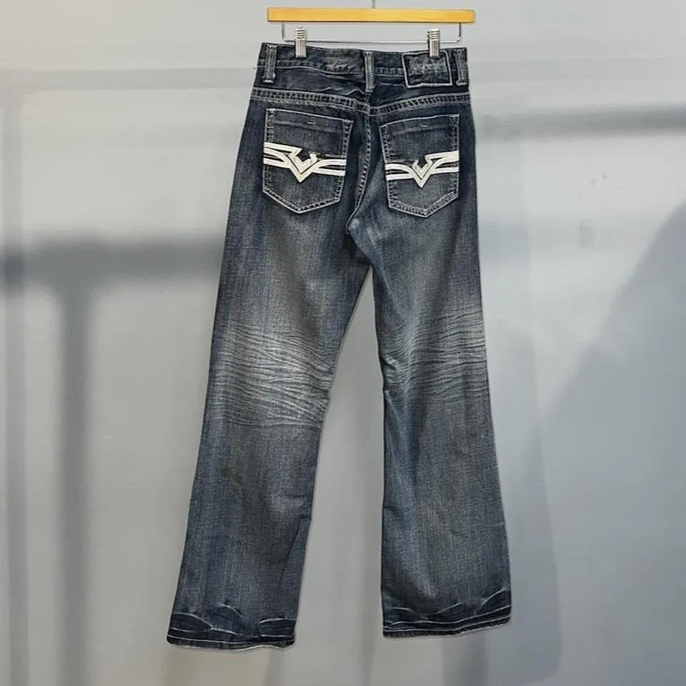 Ecko Unltd. Men's Blue and Navy Jeans