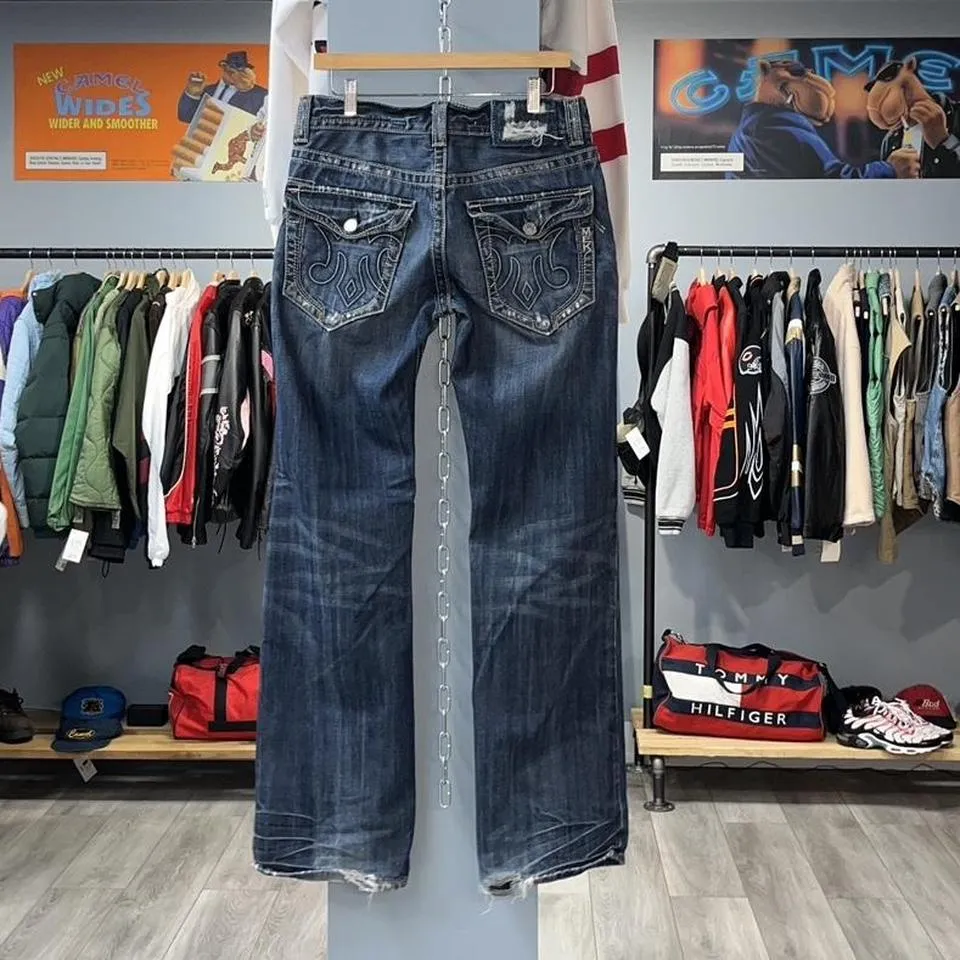 Ecko Unltd. Men's Blue and Navy Jeans