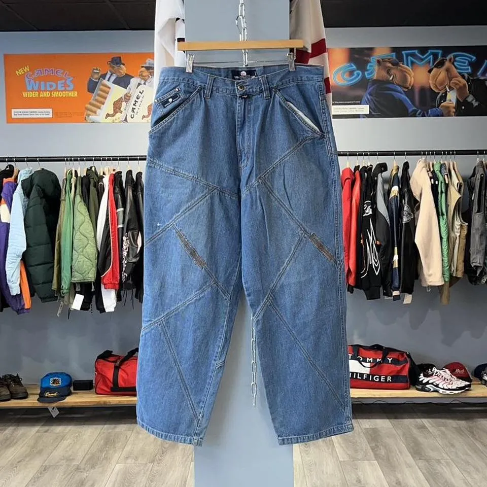 Ecko Unltd. Men's Blue and Navy Jeans