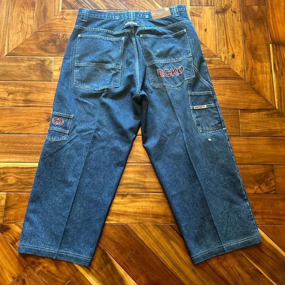 Ecko Unltd. Men's Blue and Navy Jeans