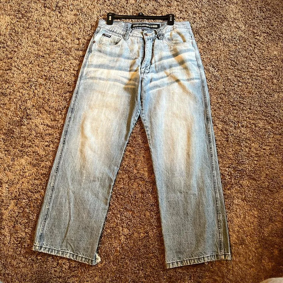 Ecko Unltd. Men's Brown and Navy Jeans