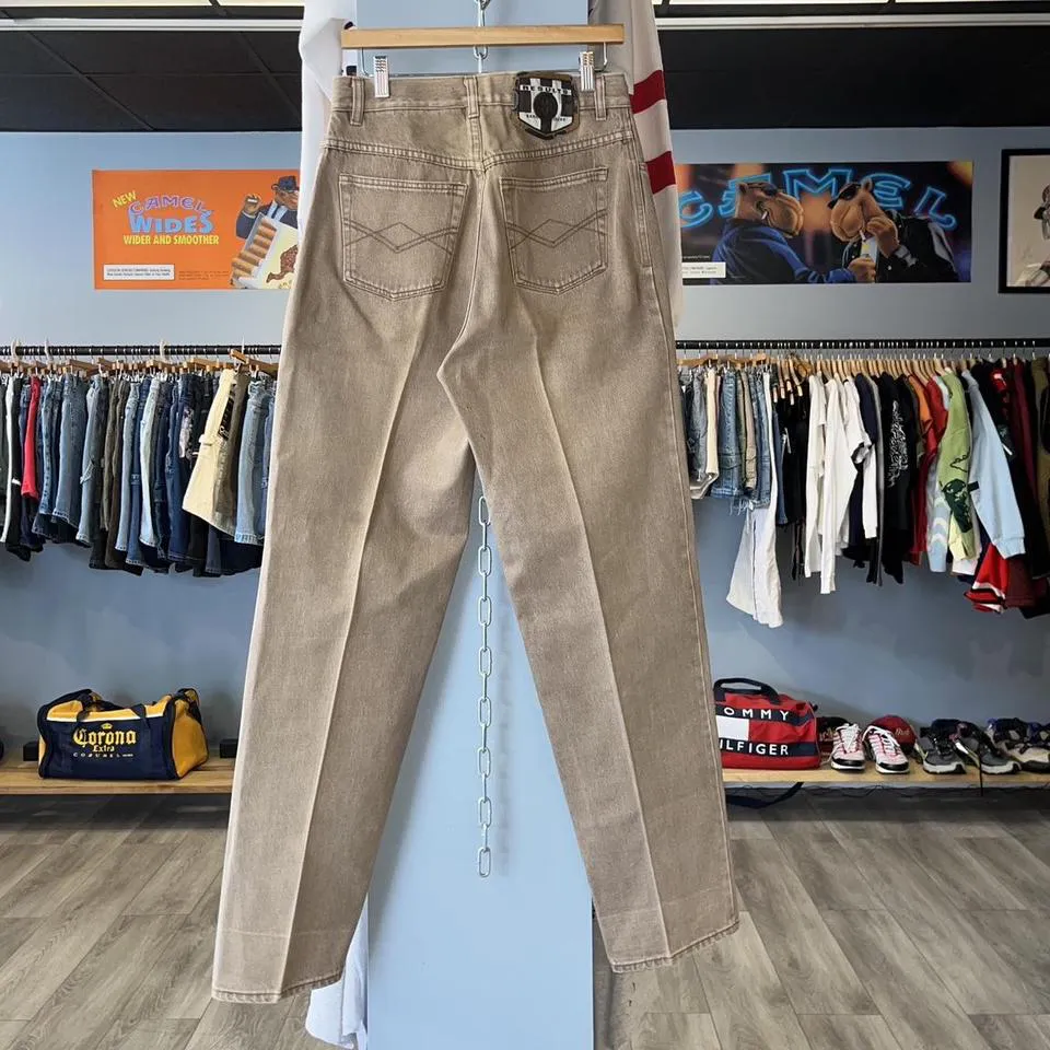 Ecko Unltd. Men's Cream and Tan Jeans