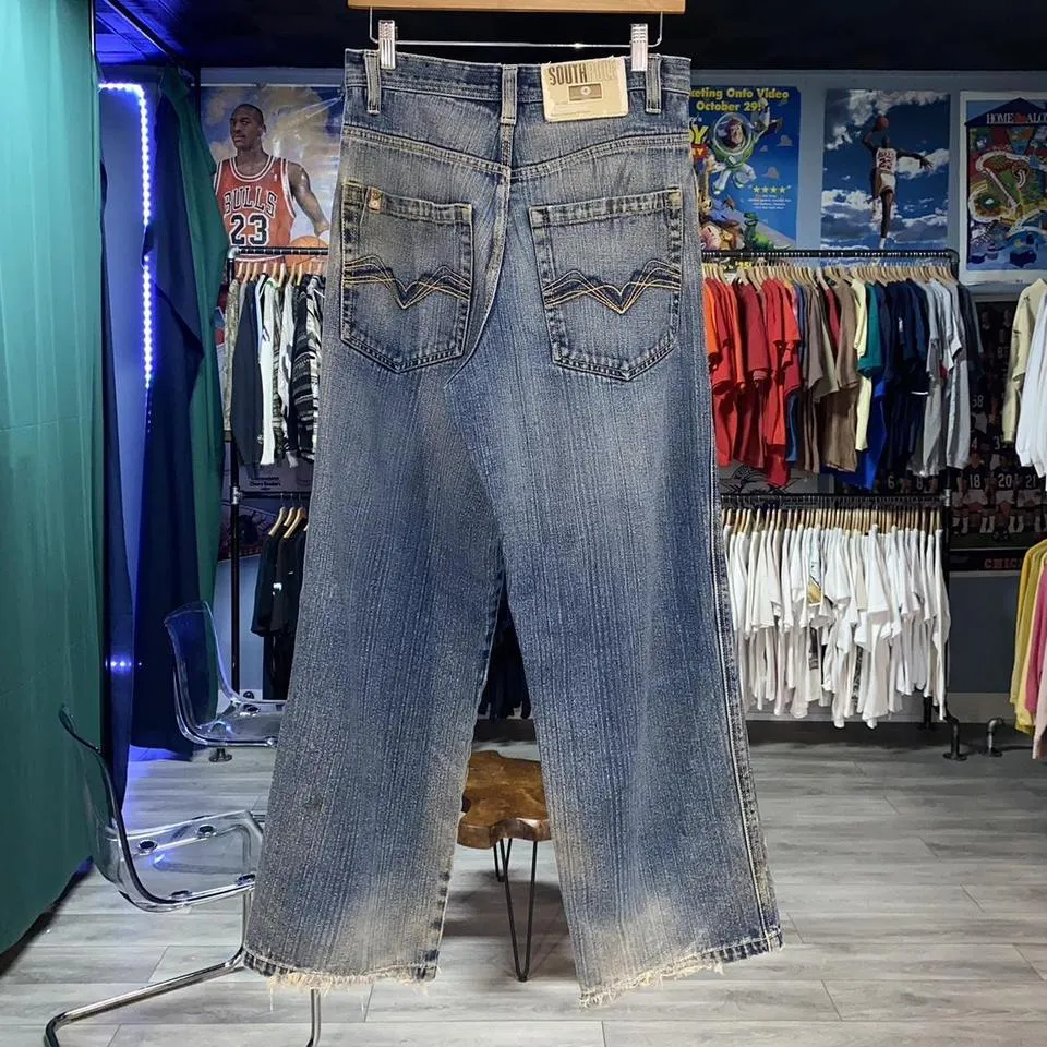 Ecko Unltd. Men's Blue and Navy Jeans