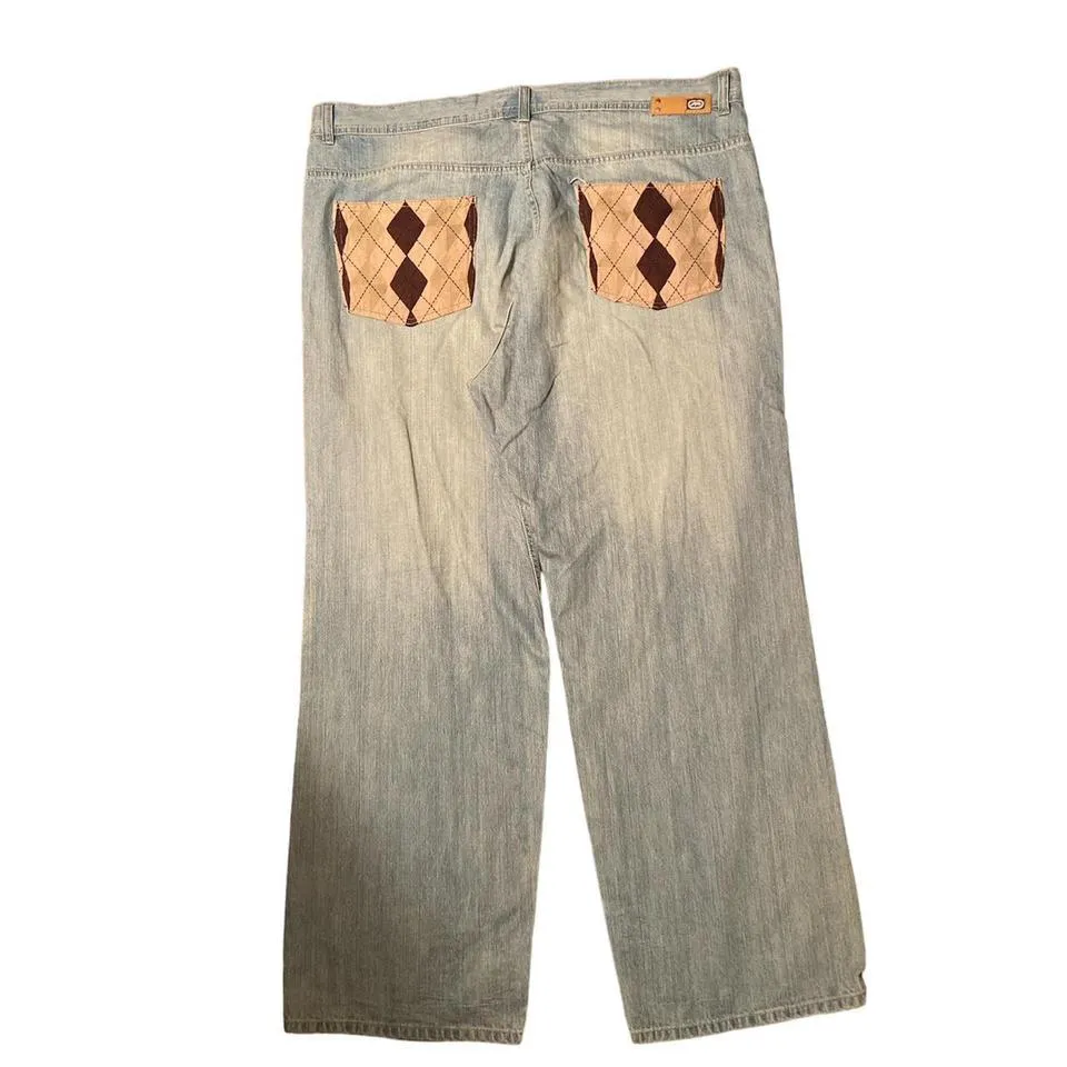 Ecko Unltd. Men's Brown and Tan Jeans