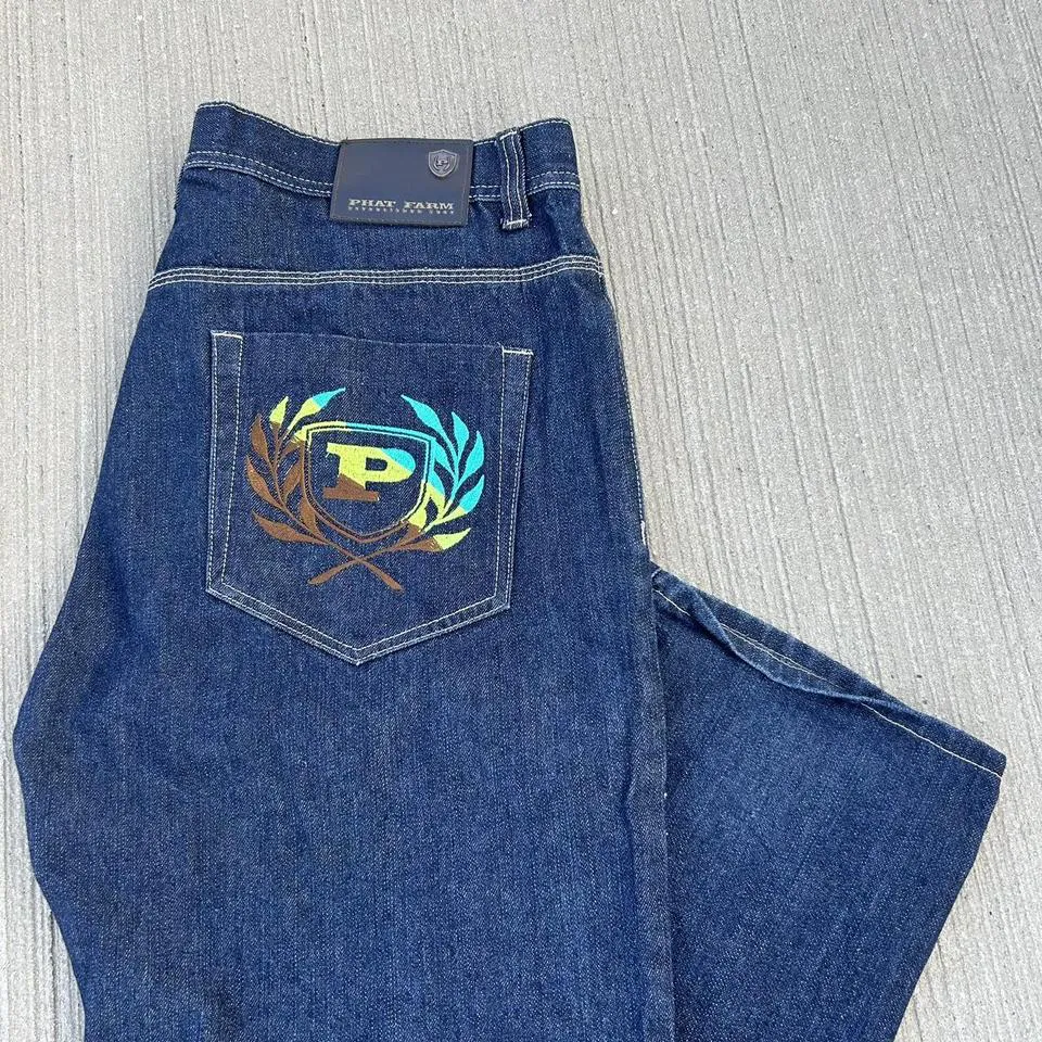 Ecko Unltd. Men's Black and Blue Jeans