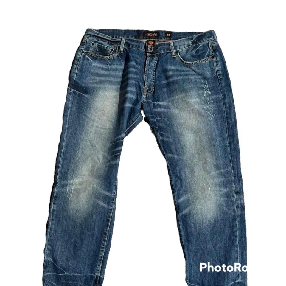 Ed Hardy Men's Navy and Blue Jeans