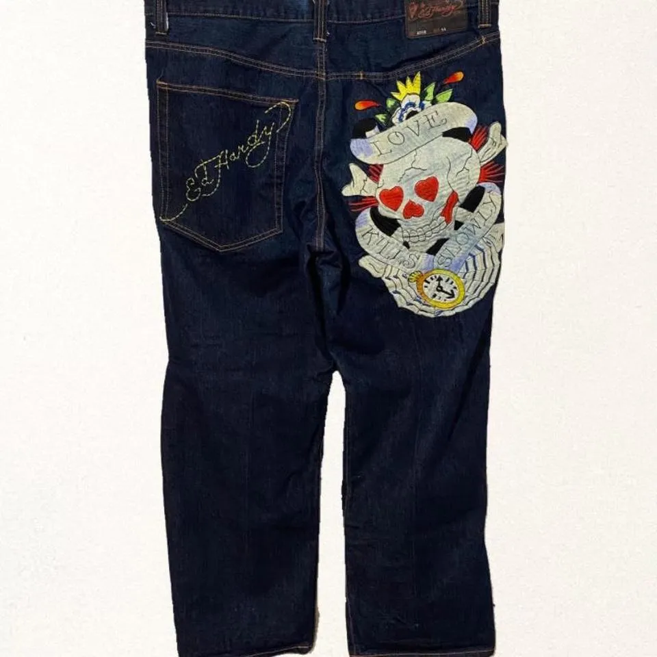 Ed Hardy Men's Navy Jeans