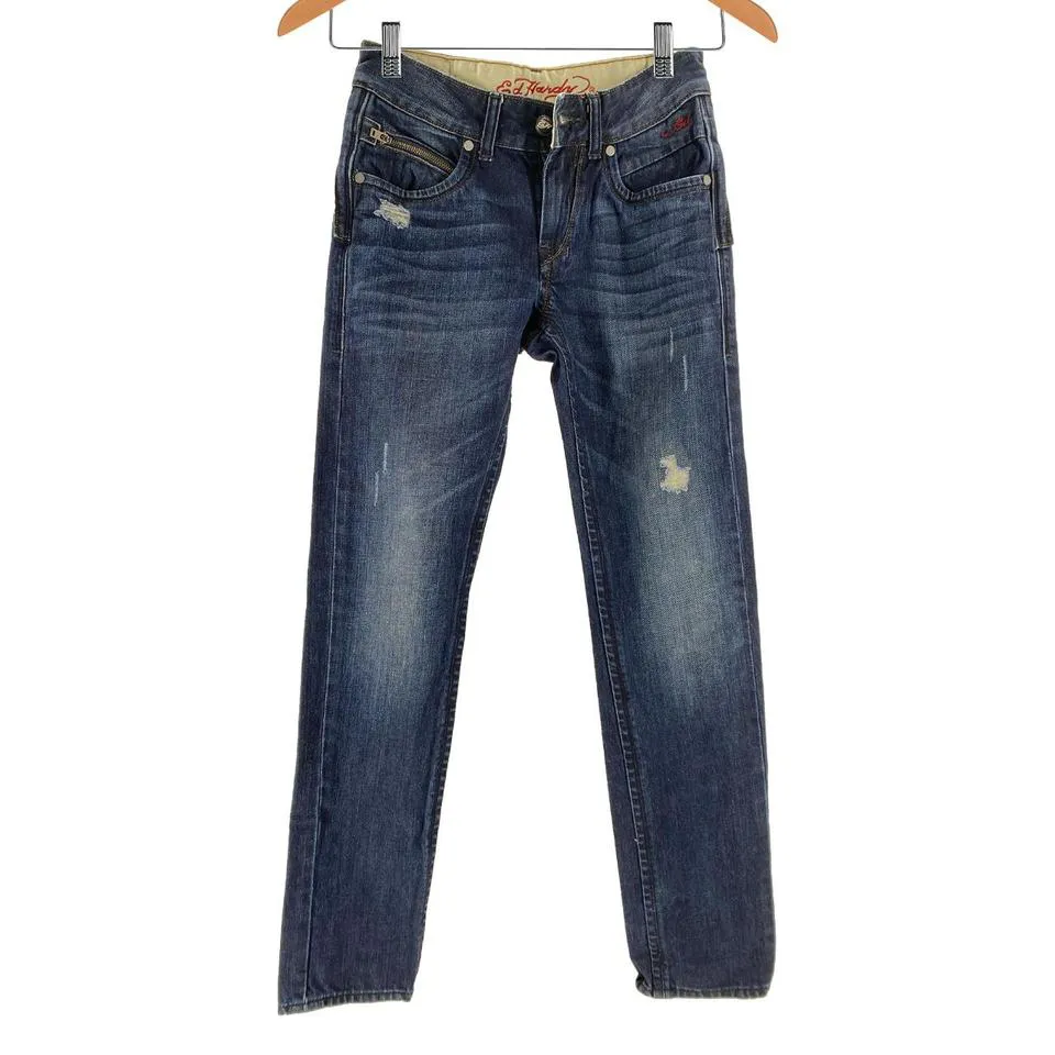 Ed Hardy Men's Navy Jeans