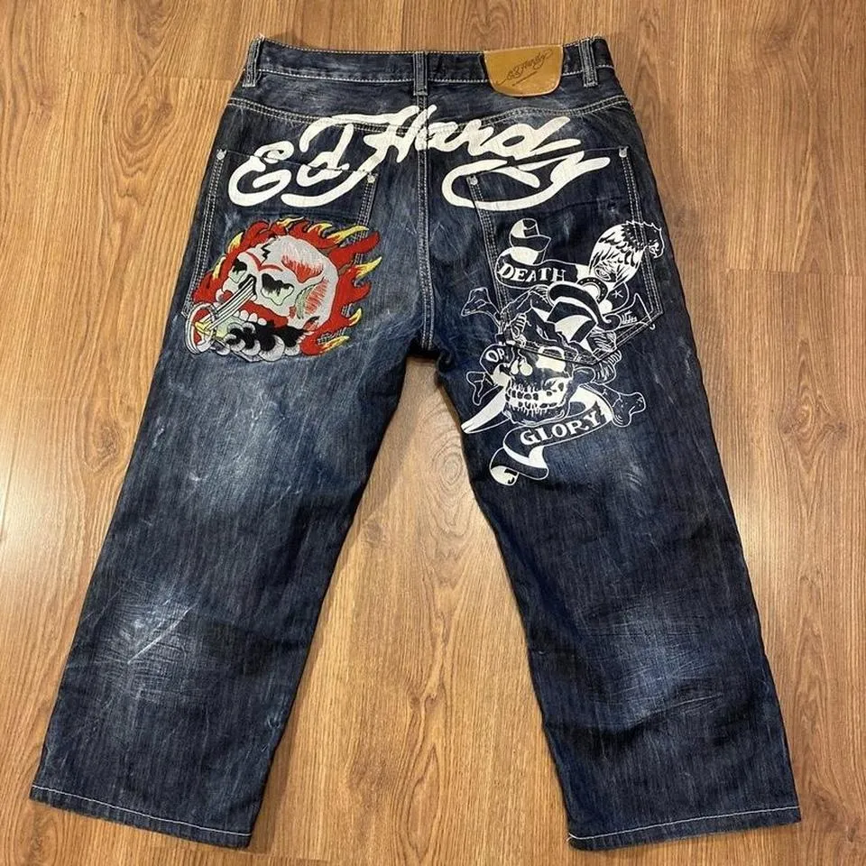 Ed Hardy Men's Navy Jeans