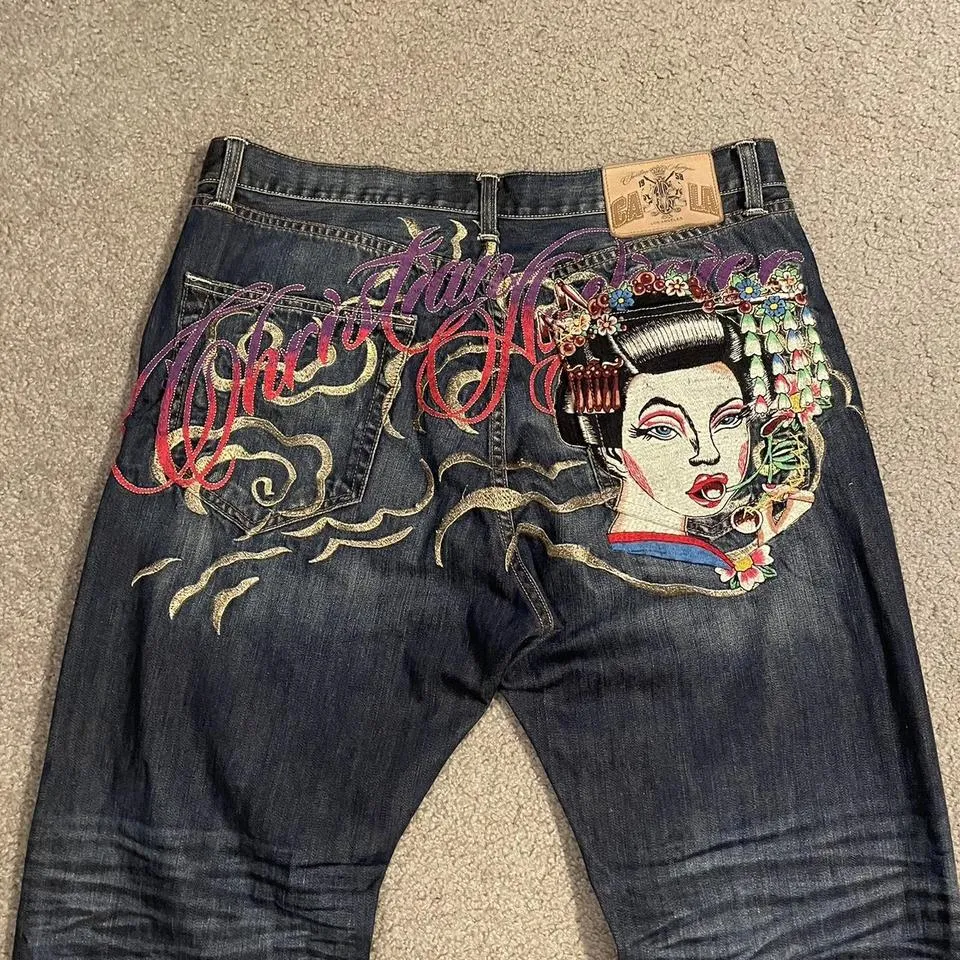 Ed Hardy Men's multi Jeans