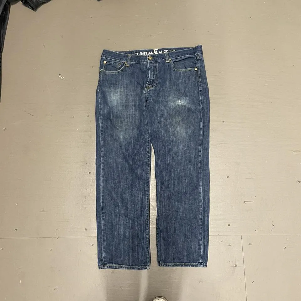 Ed Hardy Men's Blue and Navy Jeans