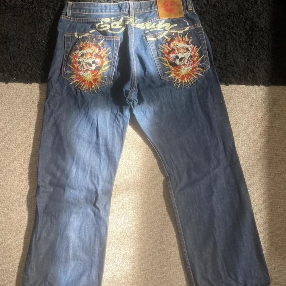 Ed Hardy Men's Blue Jeans