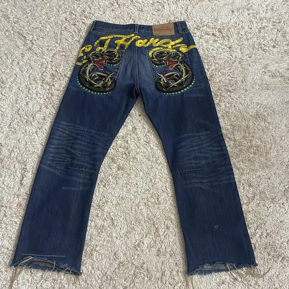 Ed Hardy Men's Blue Jeans