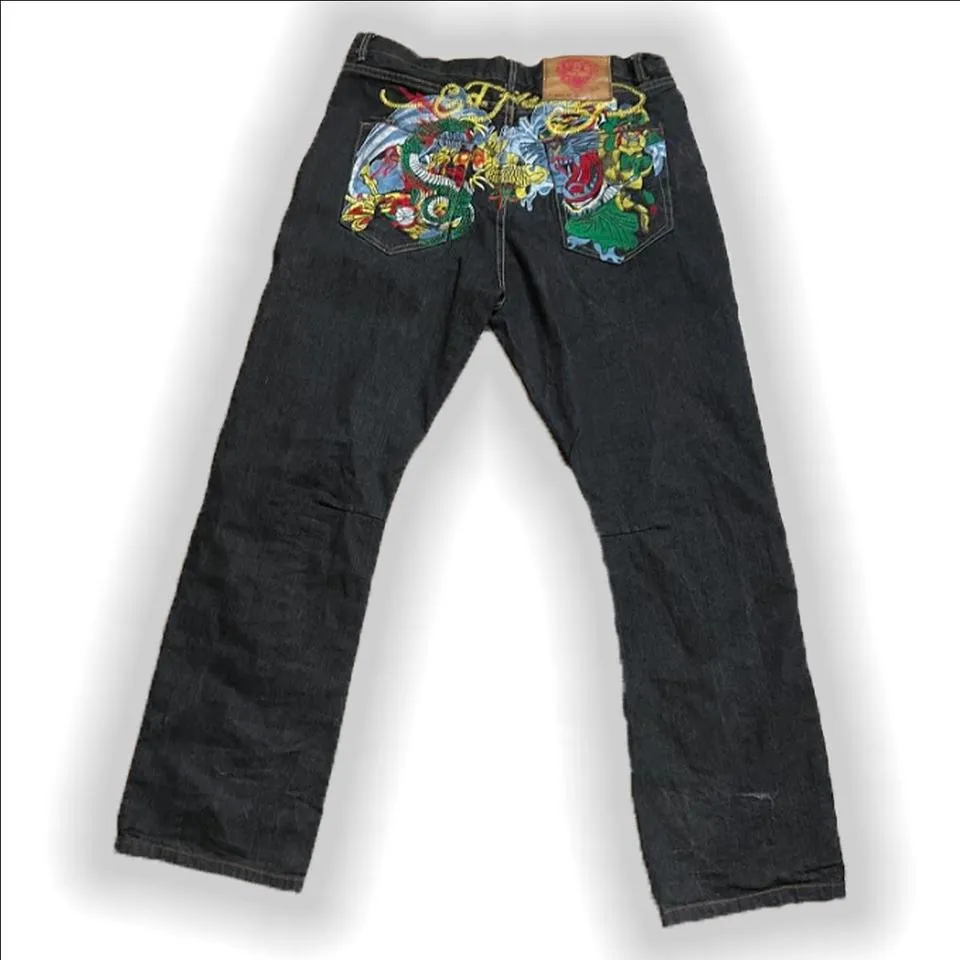 Ed Hardy Men's multi Jeans