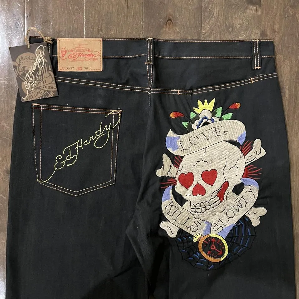 Ed Hardy Men's Black Jeans
