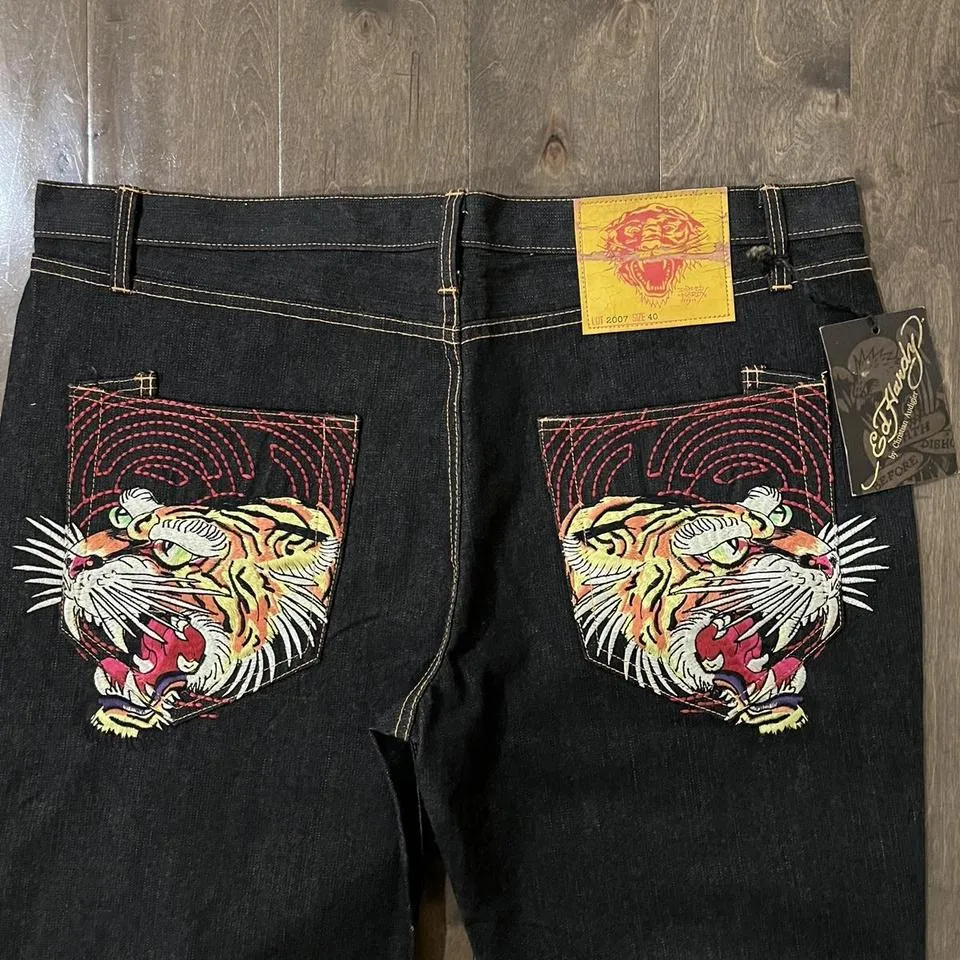 Ed Hardy Men's Black Jeans
