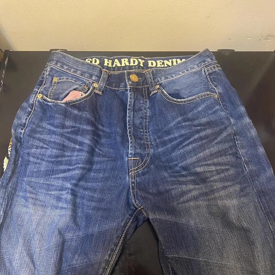 Ed Hardy Men's Multi Jeans
