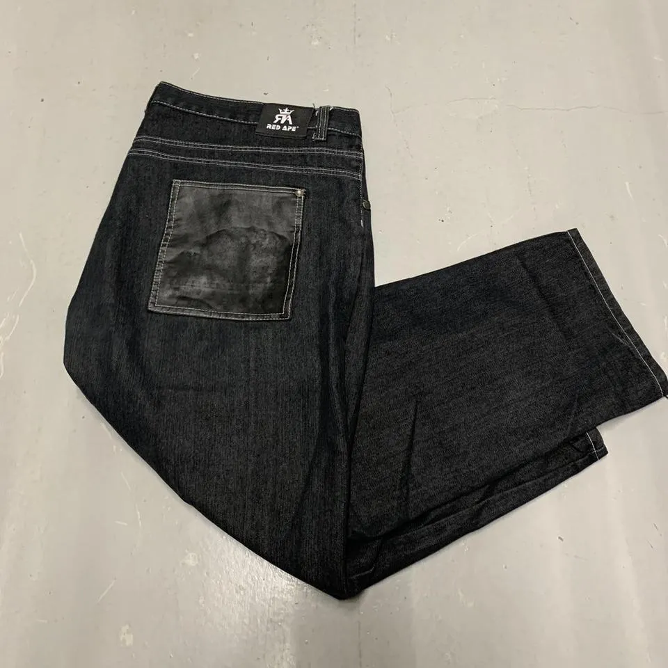 Ed Hardy Men's Grey and Black Jeans