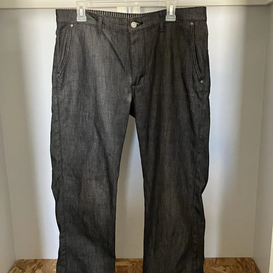 Edwin Men's Black and Navy Jeans