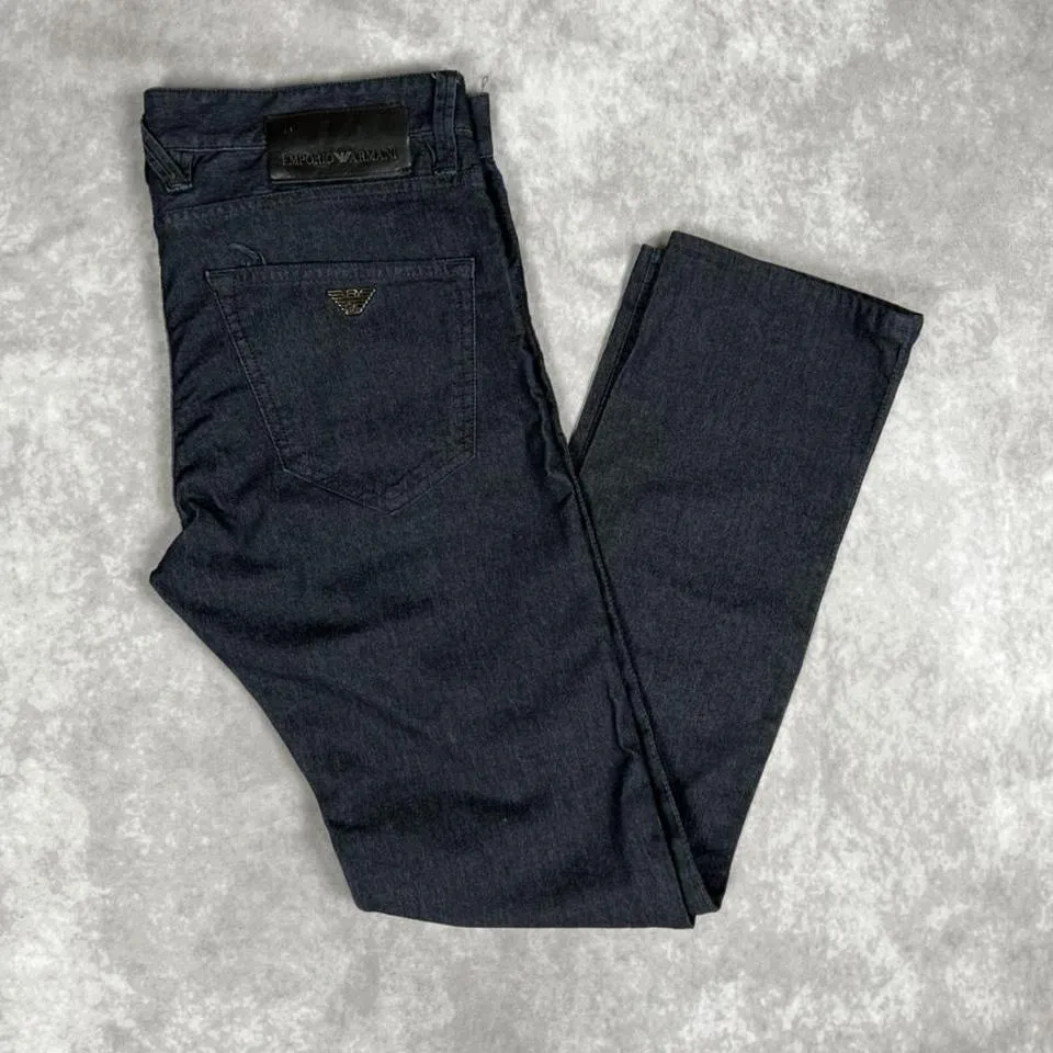 Emporio Armani Men's Black Jeans
