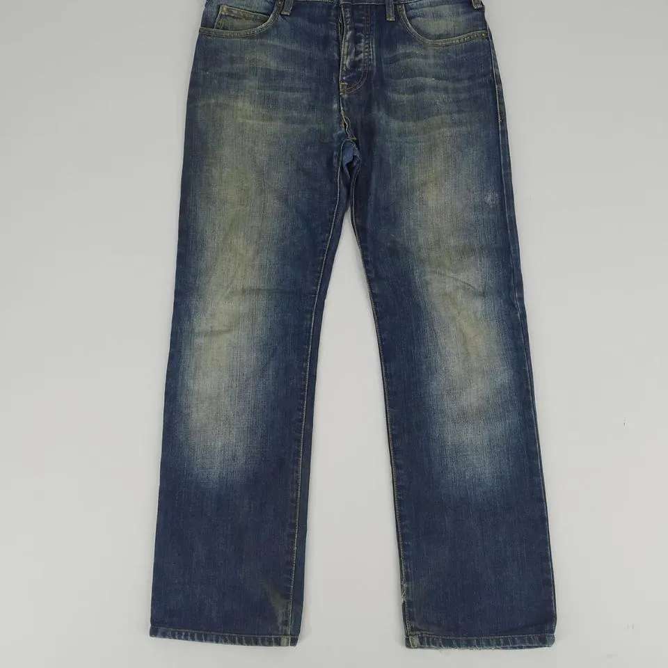 Emporio Armani Men's Navy and Blue Jeans