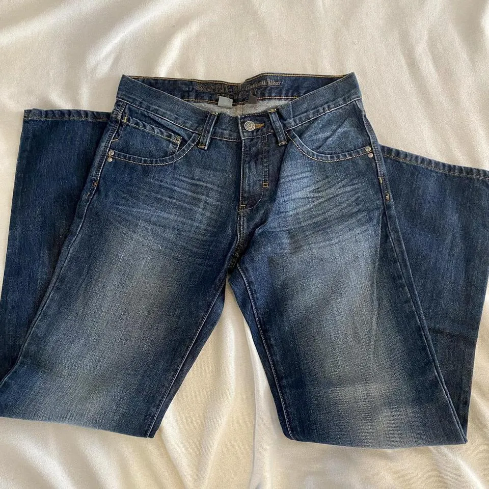 Esprit Men's Navy and Blue Jeans