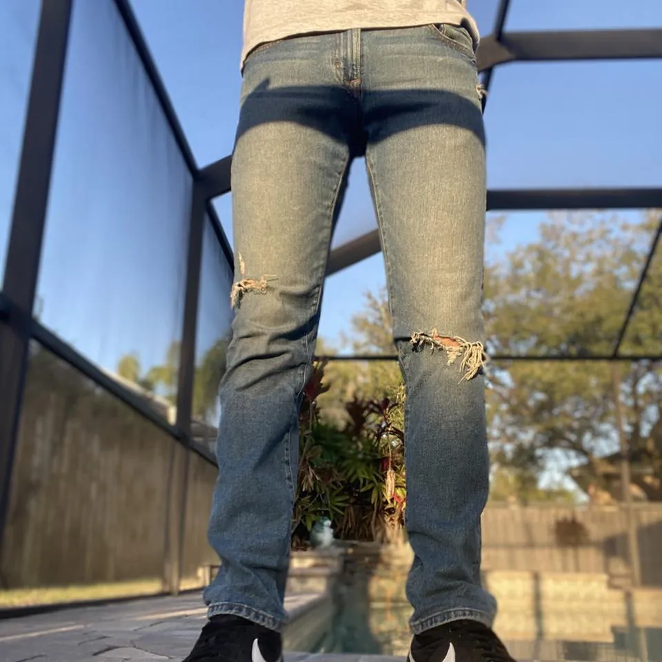 Esprit Men's Blue and Navy Jeans
